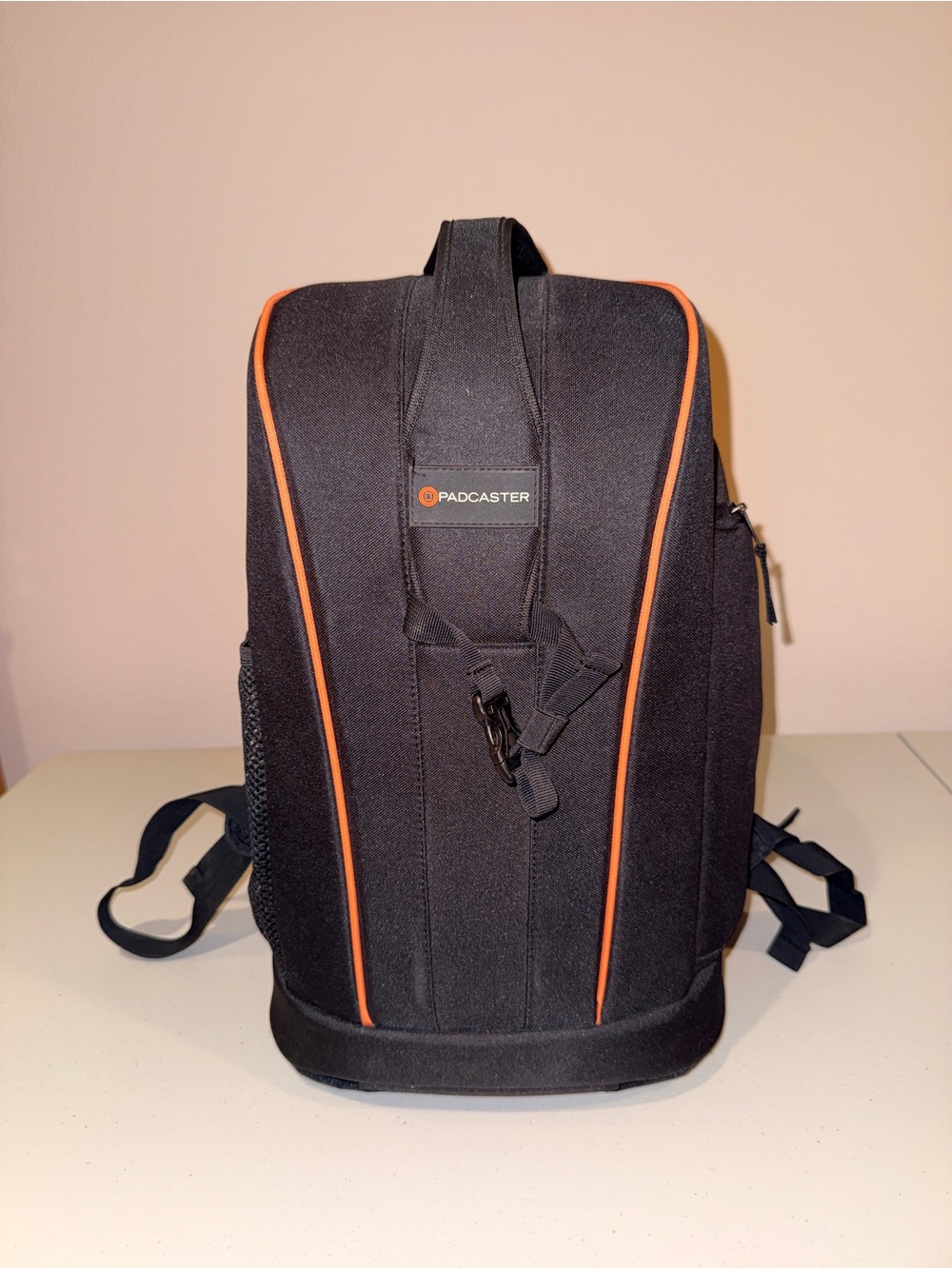 Black and Orange Tech Backpack